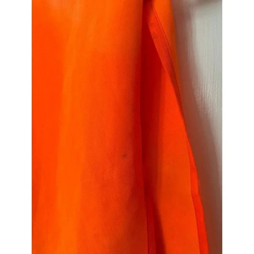Men’s size large orange safety vest